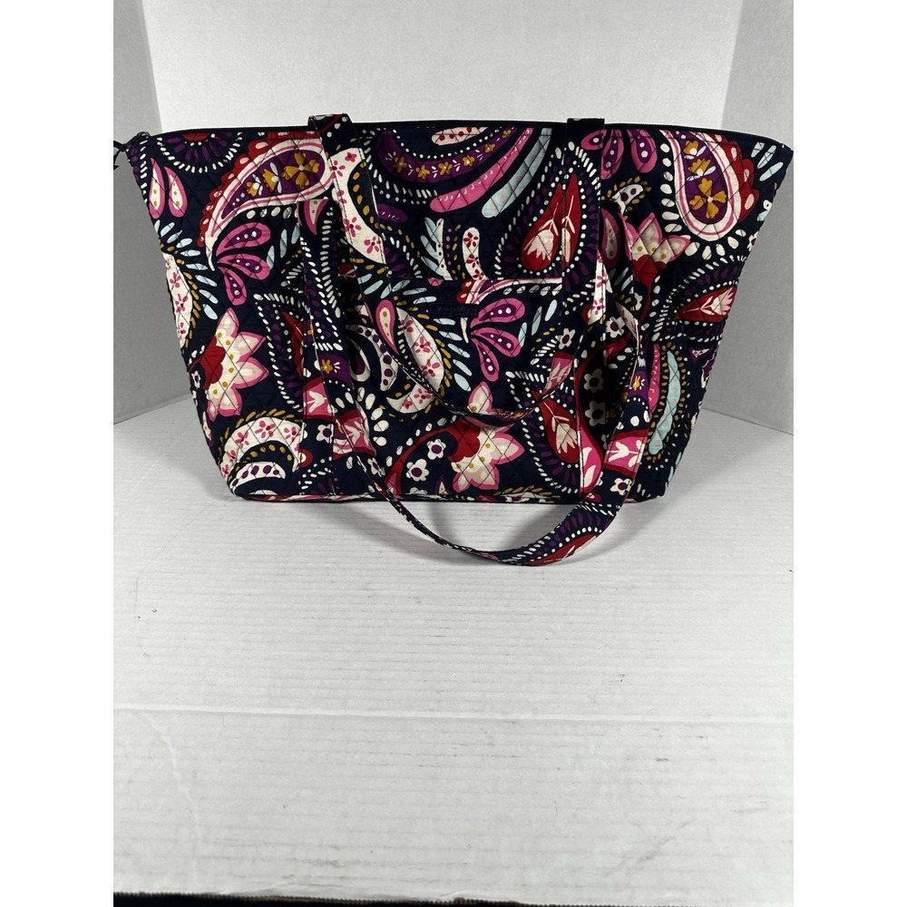 VERA BRADLEY Grand Traveler Bag Weekender Multicolor  24x14x8 Trolley Sleeve‎
